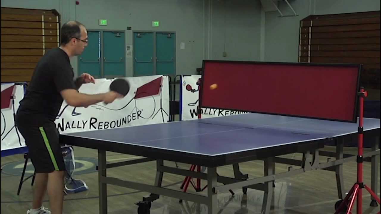 Wally Rebounder Exercise 2 Advanced Topspin Training.mov YouTube