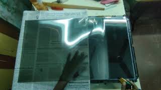 How to replace Polarizer Film LCD LED TV part 2[TAMIL ]