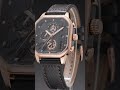 TRSOYE new luxury fashion leather belt wrist-watche for men