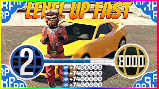 *SOLO* INSANE THIS IS NOW THE FASTEST WAY TO LEVEL UP IN GTA 5 ONLINE (LEVEL IN A DAY) RP METHOD