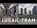 Lusail Tram in Lusail City Qatar | Orange line open for public | Qatar Rail #lusailtram #lusail