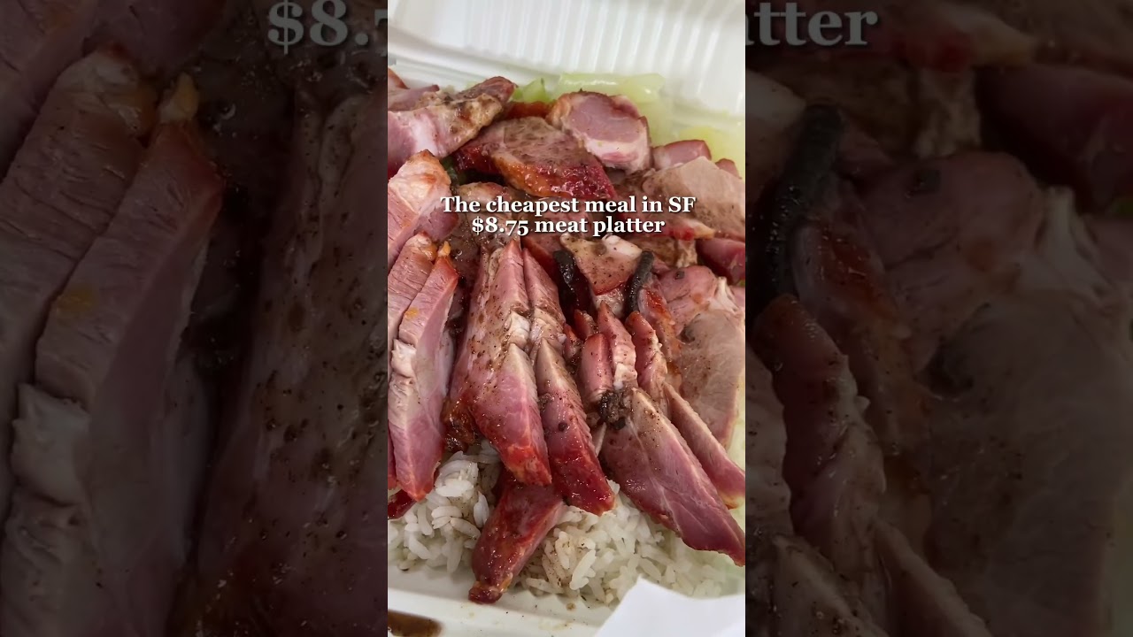 Cheap meal in San Francisco Chinatown - Roast Duck over rice 