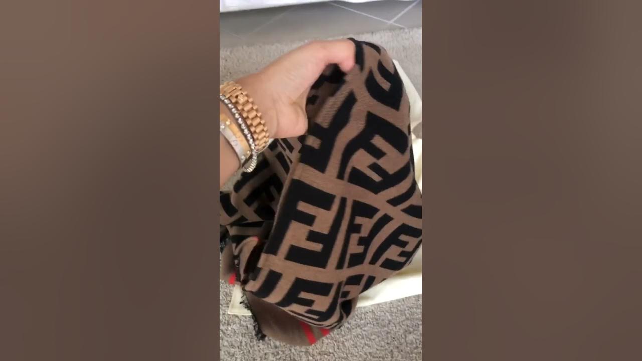 Drake Louis Vuitton scarf: logomania done well