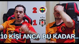 FANATİK GALATASARAYLI FENERBAHÇE-BEŞİKTAŞ DERBİSİNİ İZLİYOR