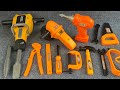 9-Minute Unboxing: Construction Tools - Electric Screwdriver, Winch, Nut Set ASMR | Toy Review