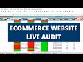 Live SEO Audit for Ecommerce Website