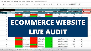 Live SEO Audit for Ecommerce Website