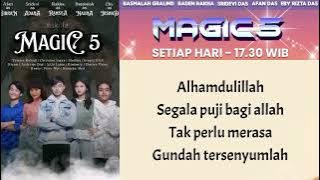 Lagu Ost. Magic 5 Indosiar - Sridevi Da5 Eby Da5 Afan Da5 - Alhamdulillah #sinetron #soundtrack #fyp