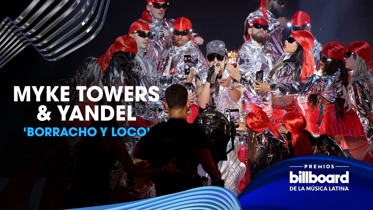 Yandel y Myke Towers cantan "Borracho y Loco" | Premios Billboard 2023