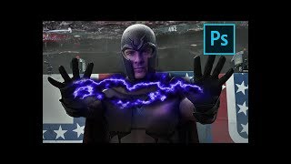 How to create the electricity effect Photoshop Tutorial