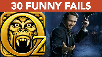 Temple Run Oz FUNNY FAILS | 30 Funny Fails in Dark Forest