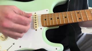MJT Strat fender custom shop fat 60’s pickups Blackstar ht40 12ay7 v1