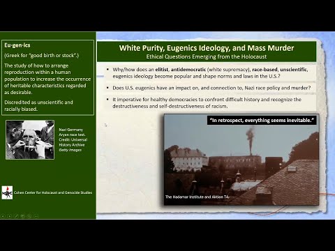 Racism, Eugenics & Antisemitism: Connections between Jim Crow and the Nuremberg Race Laws