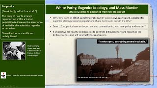 Racism, Eugenics & Antisemitism: Connections between Jim Crow and the Nuremberg Race Laws by CUNYQueensborough 344 views 4 months ago 1 hour, 8 minutes