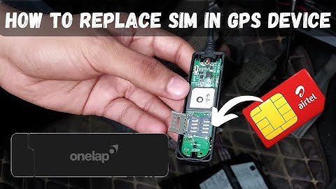 Onelap GPS Device Signal Lost Issue | How To Replace Sim Card In Onelap Micro+ GPS Device @Onelap...