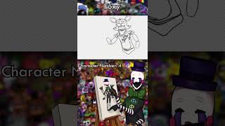 Drawing Foxy (FNaF 1) #fnaf1 #fnaf #foxy #drawing