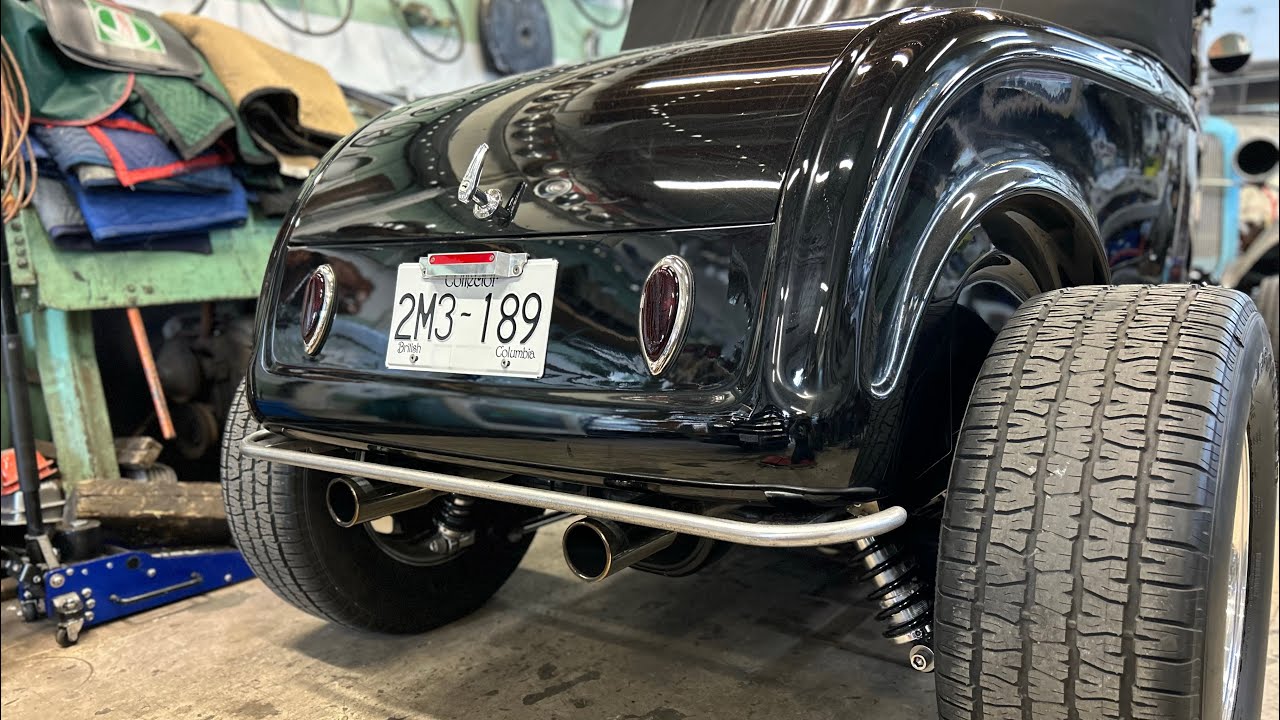 How to Build a Nerf Bar on a 32 Ford Roadster - YouTube