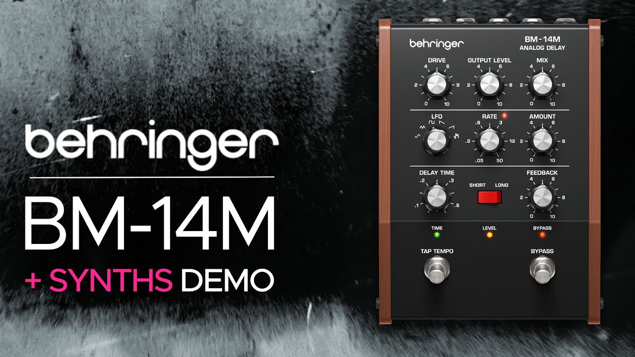 Behringer BM-14M Analog Delay - Worth it? Demo with Synths - YouTube