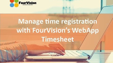 Timesheet the time registration WebApp for Microsoft Dynamics 365