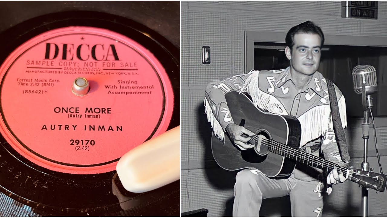 Autry Inman - Once More - 78 rpm - Decca 29170 - 1954
