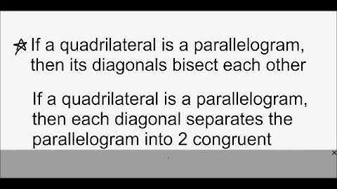 Geometry - Unit 4 Lesson 2 Parallelograms (Part 1)
