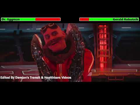 Dr Eggman vs. Gerald Robotnik with healthbars