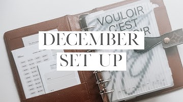 December Set Up: Reorganizing my agenda, 2026 planner prep, BF/CM purchases, & more :)