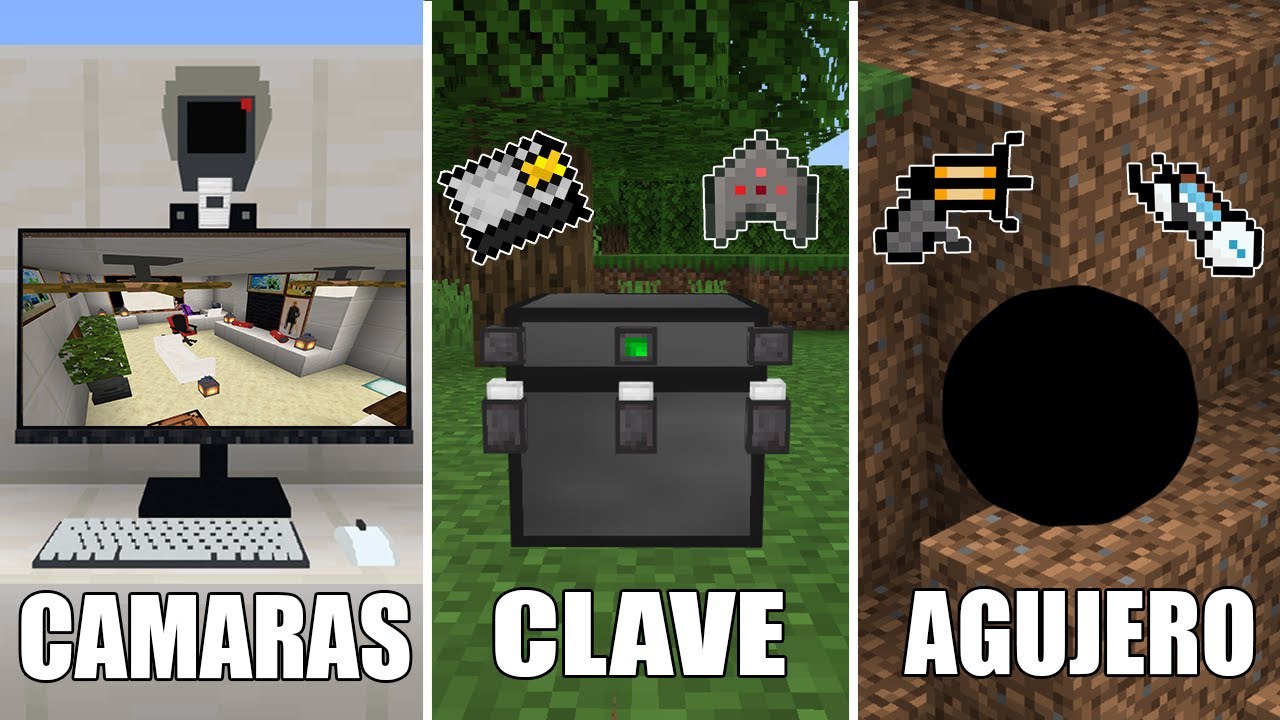 🥰TOP 4 ADDONS-MODS SURVIVAL para MINECRAFT PE 1.17 - MODS PARA ...
