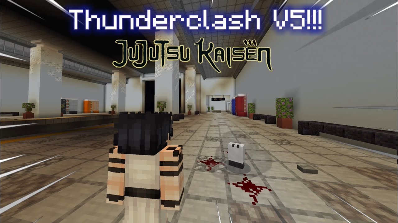 Thunderclash V5! Yuta Okkotsu + Chanting system and rework! || Minecraft Bedrock Jujutsu Kaisen