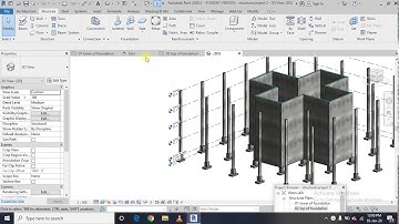 part 1 revit structure complete project/concrete building