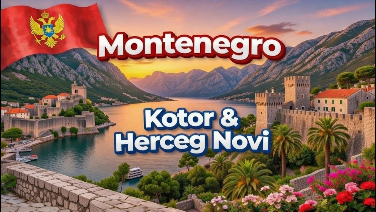 Montenegro walk - Kotor & Herceg Novi - Bay of Kotor - vibe 4K | Черногория - Котор & Херцег-Нови