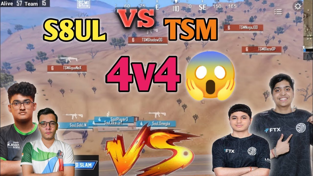 S8UL VS TSM AGAIN PURE 4V4 FIGHT IN SCRIMS 😱🔥 - YouTube