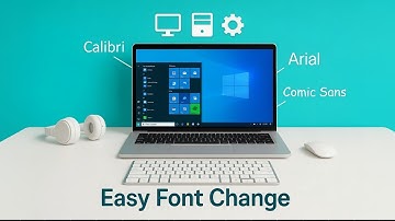 How to Change Font in Windows 10 Easily (No Software Needed)