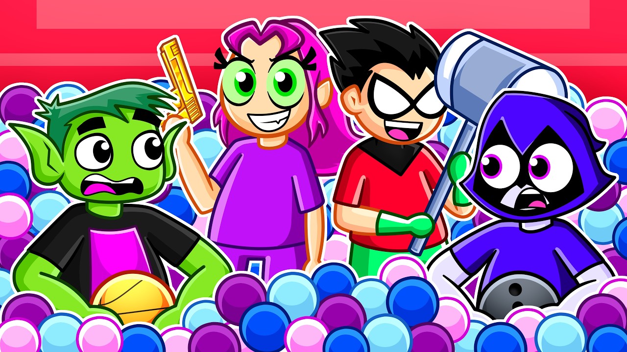 The TEEN TITANS Play GOOFY GORILLA...