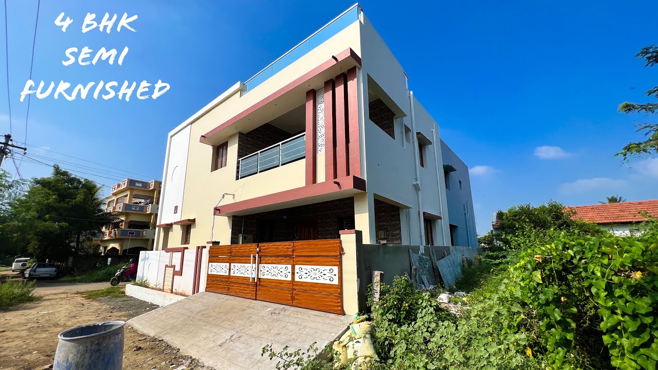 4BHK Semi furnished house for sale in Coimbatore/corporation limit