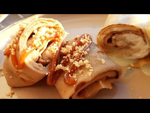 🥞ТОП 2 СЛАДКИЕ НАЧИНКИ ДЛЯ БЛИНОВ/СНИКЕРС И БАНАНОВЫЙ ЧИЗКЕЙК!🌞