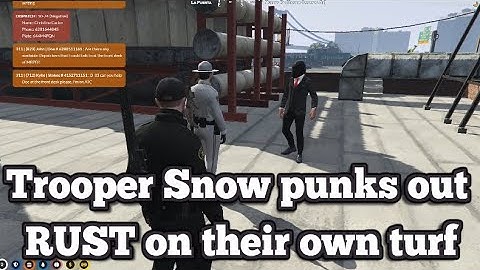 Trooper Snow punks out RUST on their own turf | No-Pixel 3.1
