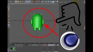 como hacer el logo de ANDROID en cinema 4D/ UN LINK MEGA/