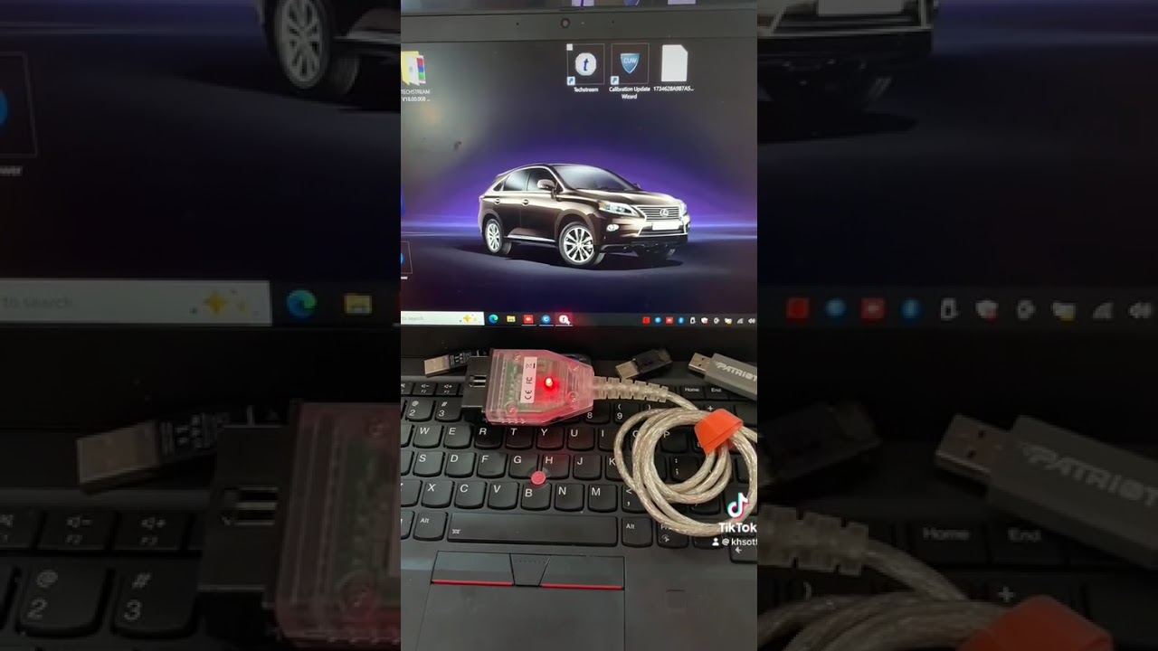 Setup windows 10 Pro កម្មវិធី Toyota Techstream V 18កម្មវិធី Ondemand5ឆ្នាំ 2015 