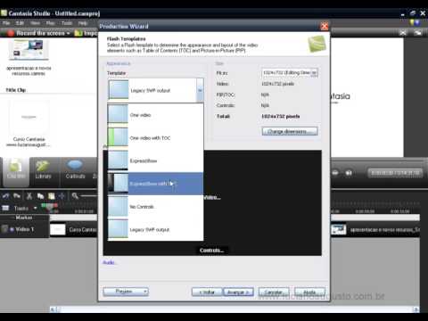 Camtasia AULA 20   Projeto Final