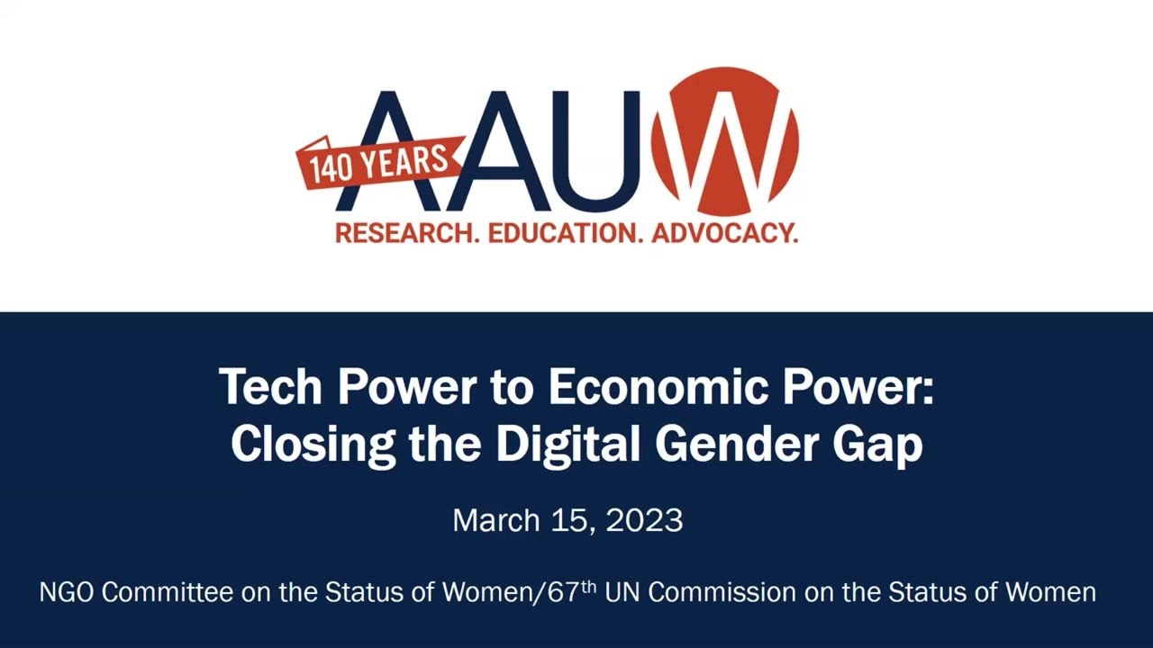 Tech Power to Economic Power: Closing the Digital Gender Gap - YouTube