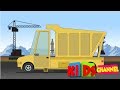 Dump Truck | Formation & Uses Video For Kids | cartoon about cars