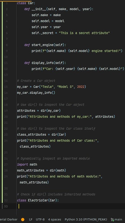 How to use dir() in python? unlock pythons dir() function - #discover # ...