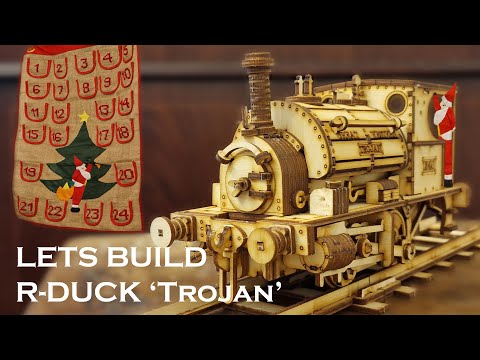 LET'S BUILD R-Duck Locomotive Works 'Trojan' - Xmas Advent Calendar