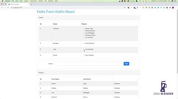 Kotlin/Ktor Full Stack.