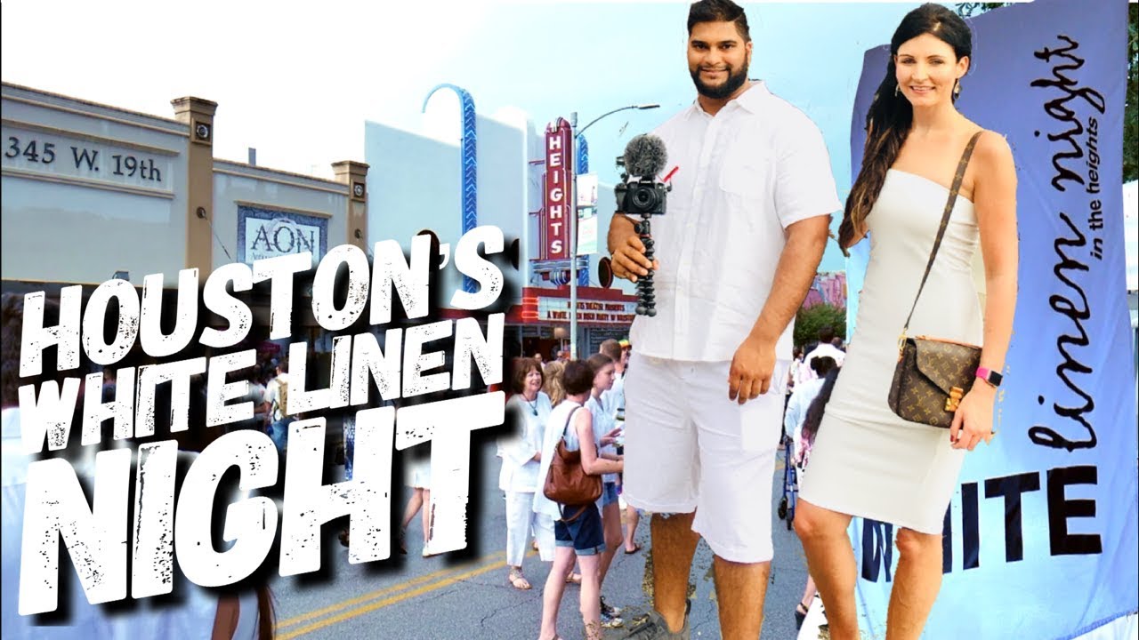Houston's White Linen Night in the Heights YouTube