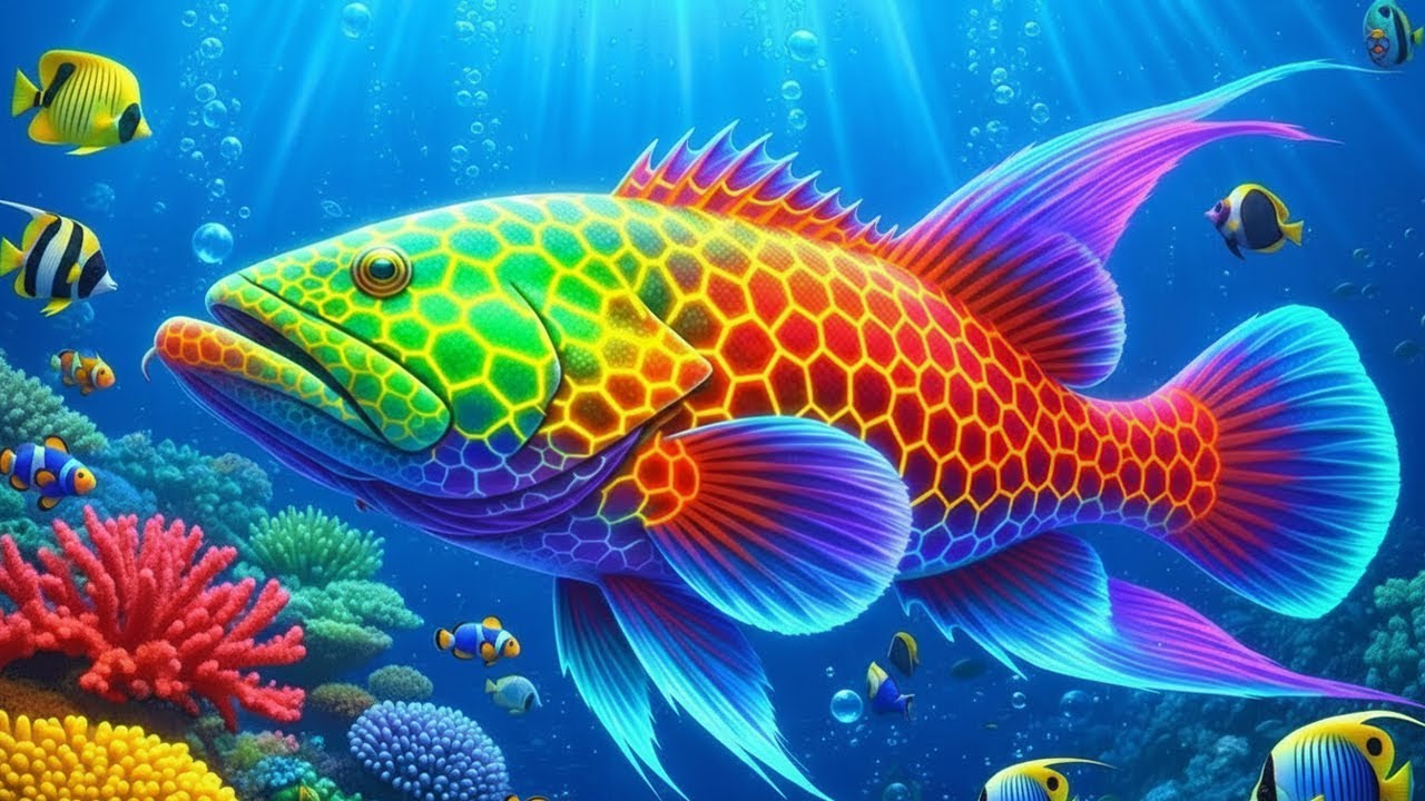 Amazing 4K Ocean World Adventure 🌊 Discover Beautiful Sea Life & Coral Reefs