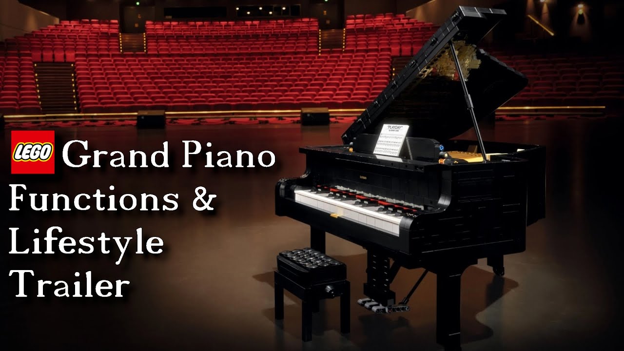 LEGO Ideas 21323 Grand Piano 🎹 | Functions & Lifestyle Trailer