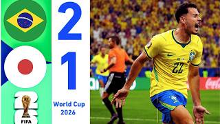 🔥 BRAZIL 2-1 JAPAN | Brazil Survives a HUGE Scare! 😱 | Tous  Buts | FIFA World Cup 2026™ Highlights