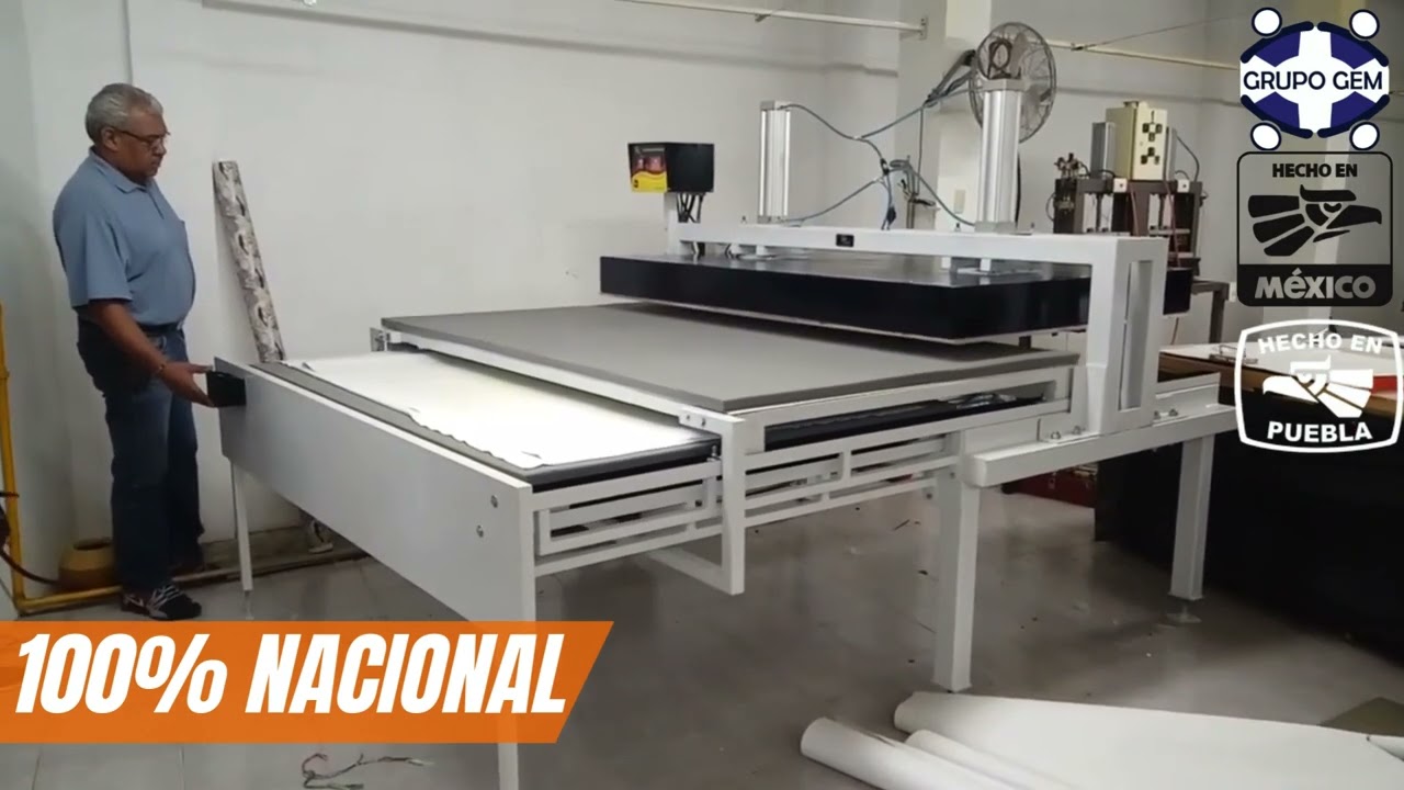 PLANCHA DE SUBLIMACIÓN INDUSTRIAL AUTOMÁTICA MODELO:AJ 6000 DELA MAS ALTA CALIDAD